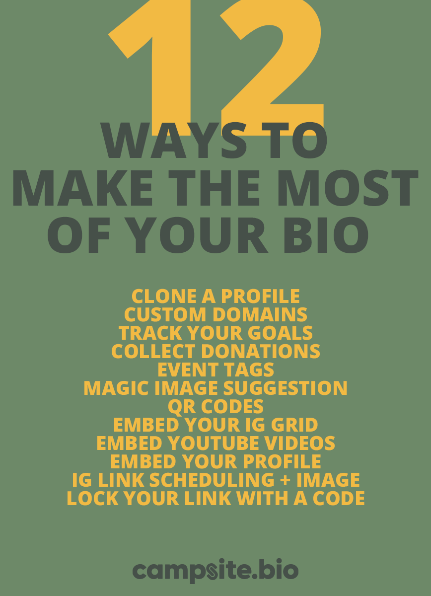 11+ ways to make the most of your bio link