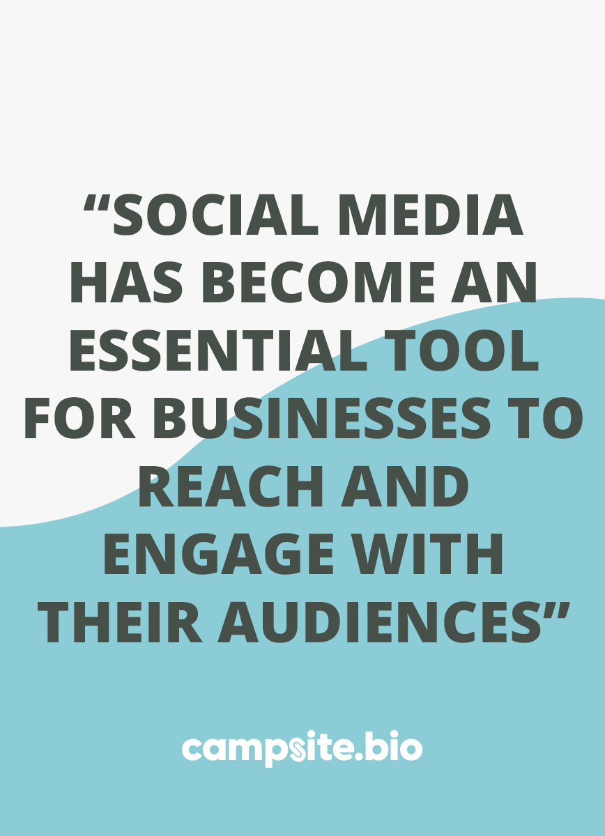 social media has become an essential tool for businesses to reach and engage with their audiences