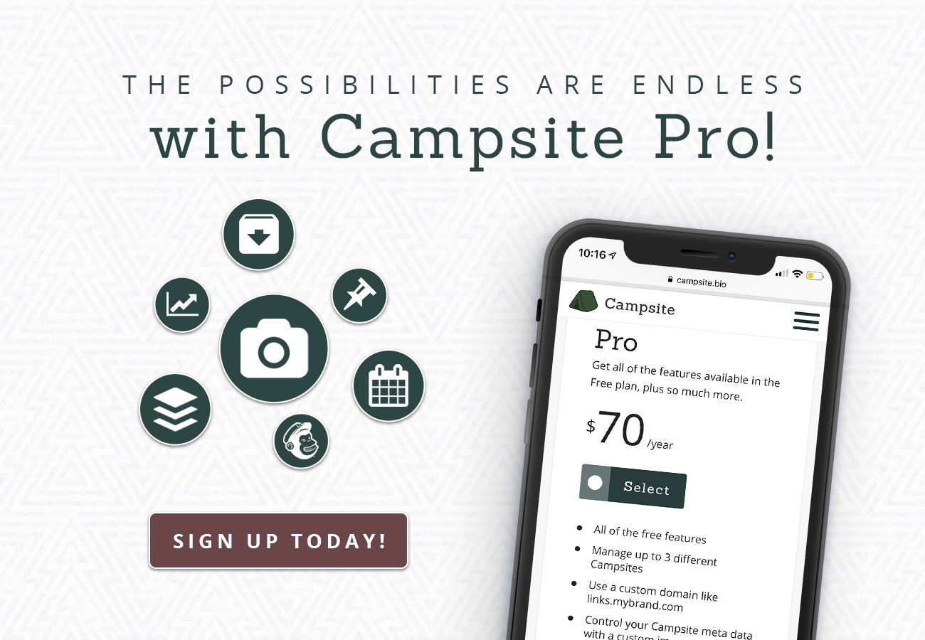 Campsite Pro banner